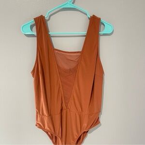 Forever 21 Bodysuit in Rust | Size 1X